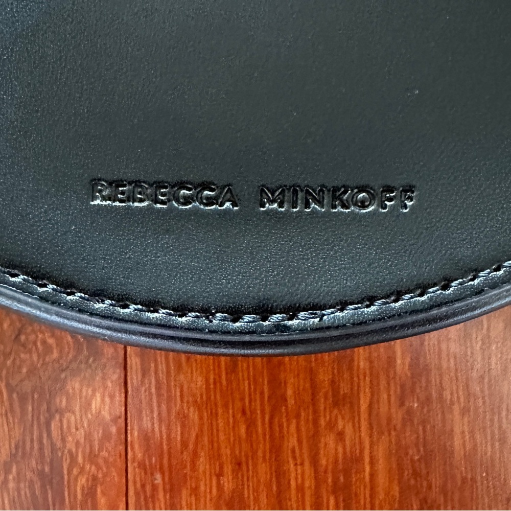 NWOT ~ REBECCA MINKOFF  Black Loki Studded Belt Bag w/front pocket - Picture 8 of 15